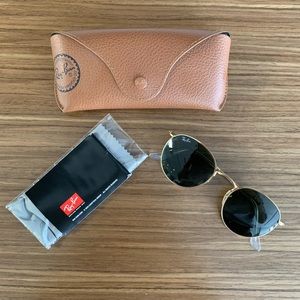 Ray Ban Round Metal Sunglasses